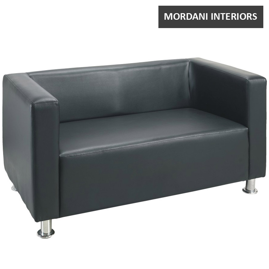 Master 2 Seater Leatherette Office Sofa
